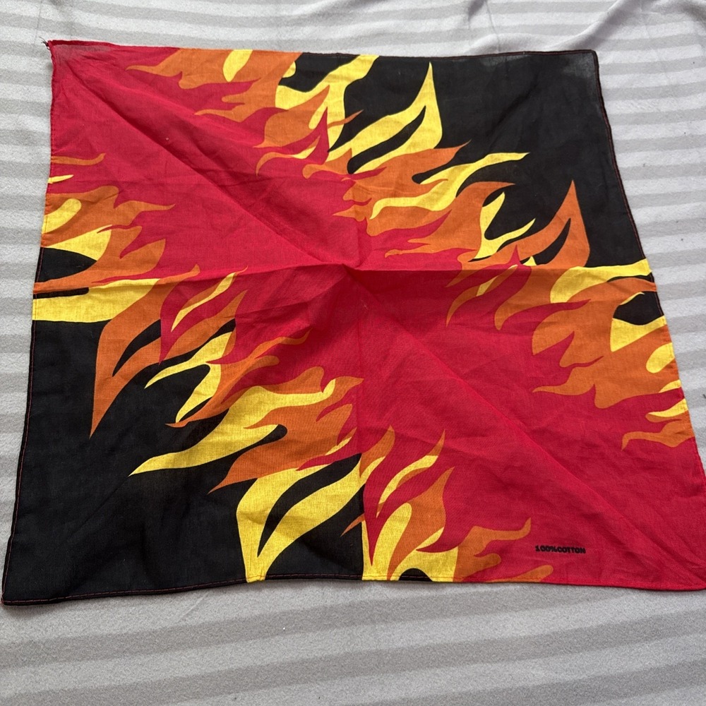 Unisex Turban Head Scarf Headwear Square Hair Scarves for Riding Camping Cycling